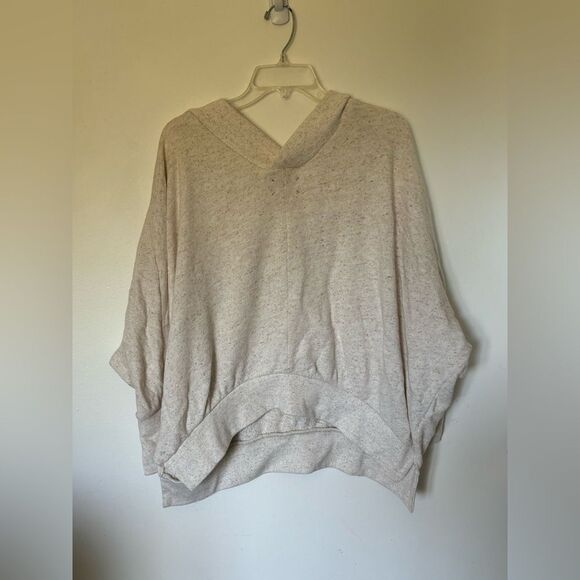 Lou & Grey long sleeve oversized deep v neck sweatshirt size XS/S - Picture 6 of 8